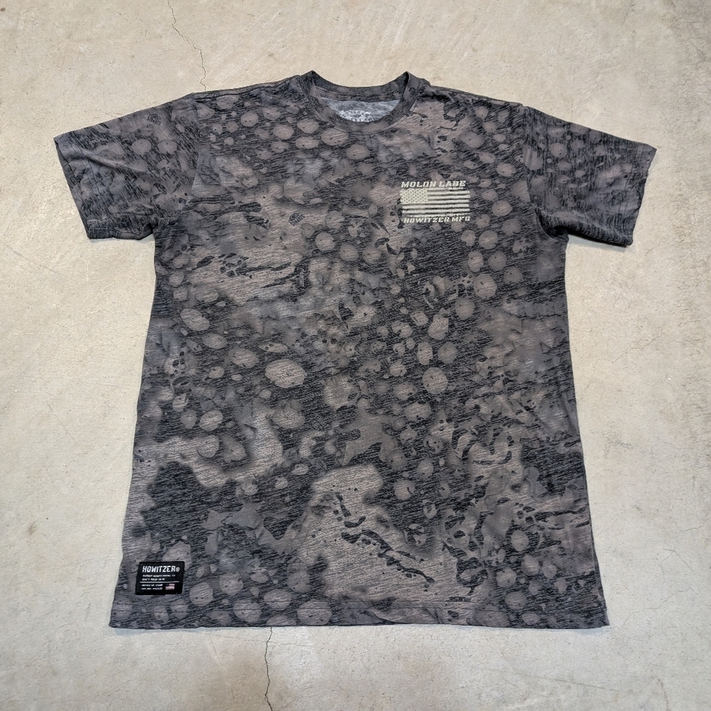 Howitzer Molon Labe Shirt Gray Camo Skill Snake Firearms